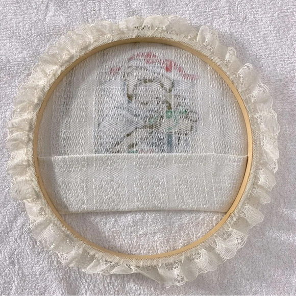 Vintage Handmade  Teddy Bear Wall Art - Picture 2 of 7